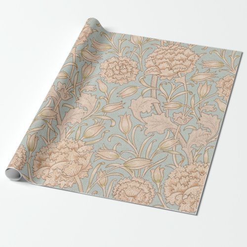 William Morris Wild Tulip Flower Floral Design Wrapping Paper
