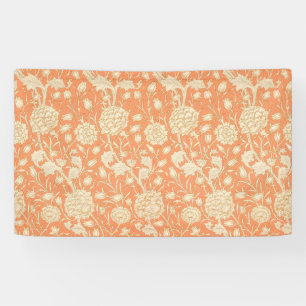 William Morris Wild Tulip Vintage Floral Pattern Banner