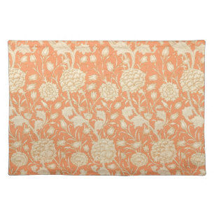 William Morris Wild Tulip Vintage Floral Pattern Cloth Placemat