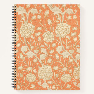 William Morris Wild Tulip Vintage Floral Pattern Notebook