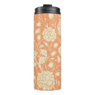 William Morris Wild Tulip Vintage Floral Pattern Thermal Tumbler