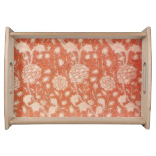 William Morris Wild Tulip Vintage Floral Serving Tray