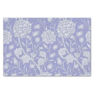 William Morris - Wild Tulips Purple Floral Pattern Tissue Paper