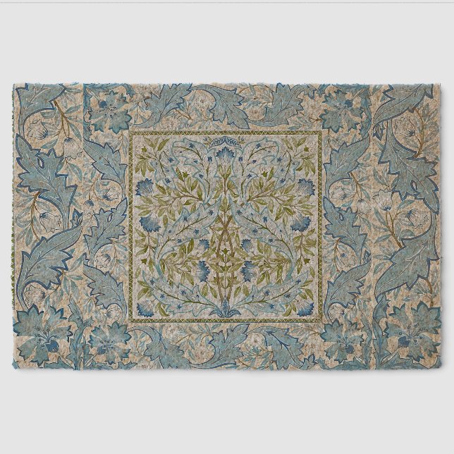 William Morris & Wilhelmina Style Prints Fiber Doormat (Front)