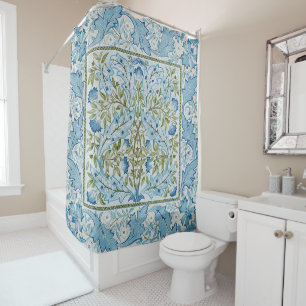 William Morris & Wilhelmina Style Prints Shower Curtain
