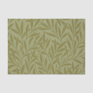 William Morris Willow Antique Green Leaf Vine Art Tissue Paper