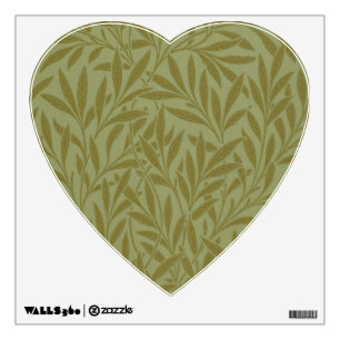 William Morris Willow Antique Green Leaf Vine Art Wall Decal