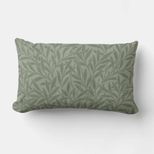 William Morris Willow Art Garden Flower Classic Lumbar Pillow