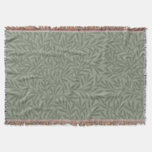 William Morris Willow Art Garden Flower Classic Throw Blanket