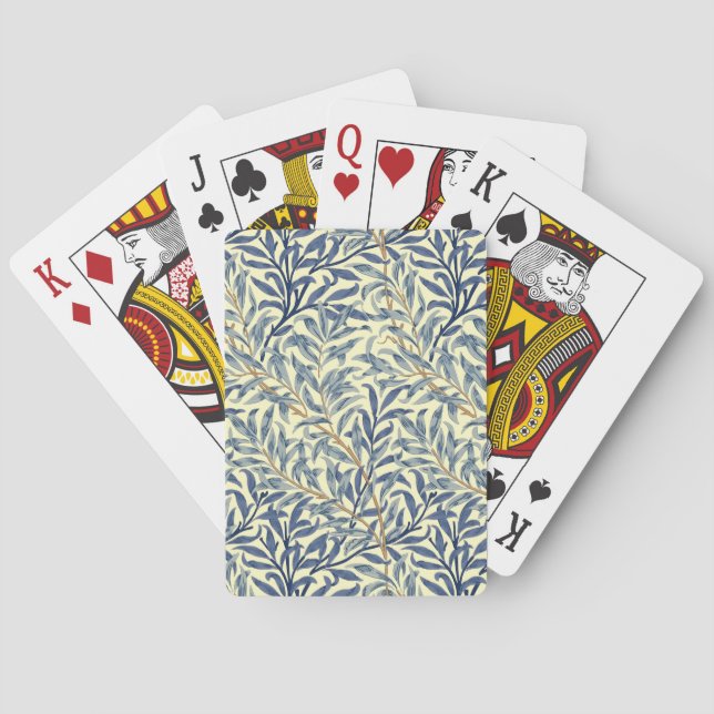 William Morris "Willow Bough" 4 Poker Cards (Back)