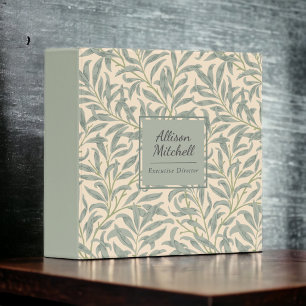 William Morris Willow Bough Elegant Botanical 3 Ring Binder