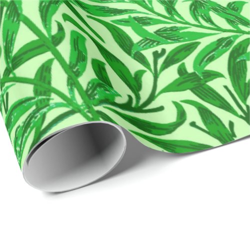 William Morris Willow Bough Emerald Green Wrapping Paper