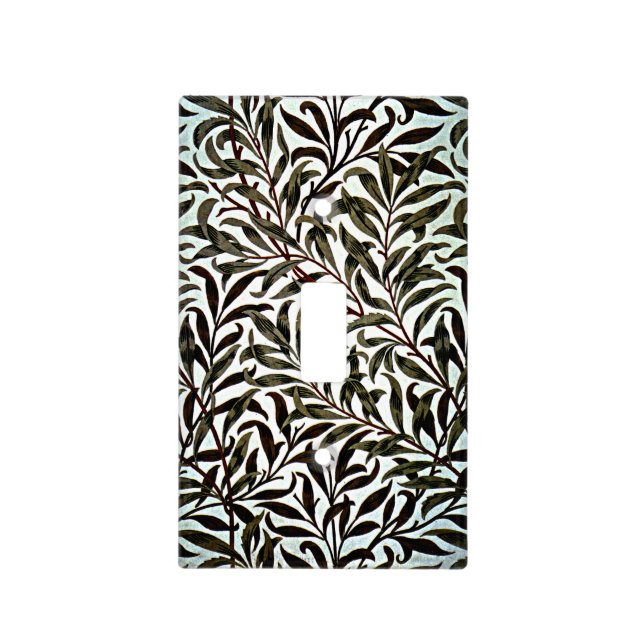 William Morris - Willow Bough, famous design, Light Switch Cover (Front)