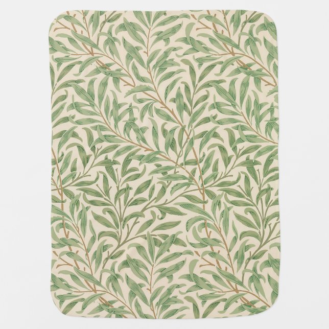 William Morris Willow Bough Garden Flower Classic Baby Blanket (Front)