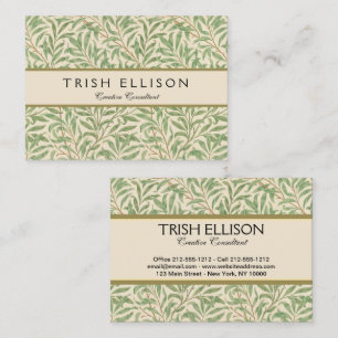 William Morris Willow Bough Garden Flower Classic Business Card