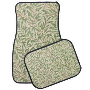 William Morris Willow Bough Garden Flower Classic Car Floor Mat