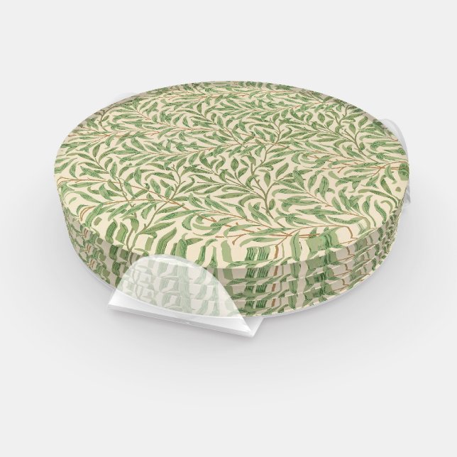 William Morris Willow Bough Garden Flower Classic Coaster Set (Set)