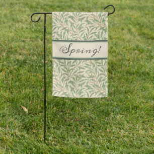 William Morris Willow Bough Garden Flower Classic Flag