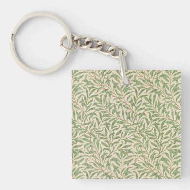William Morris Willow Bough Garden Flower Classic Keychain (Front)