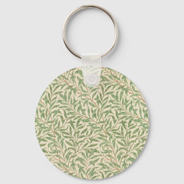 William Morris Willow Bough Garden Flower Classic Keychain (Front)