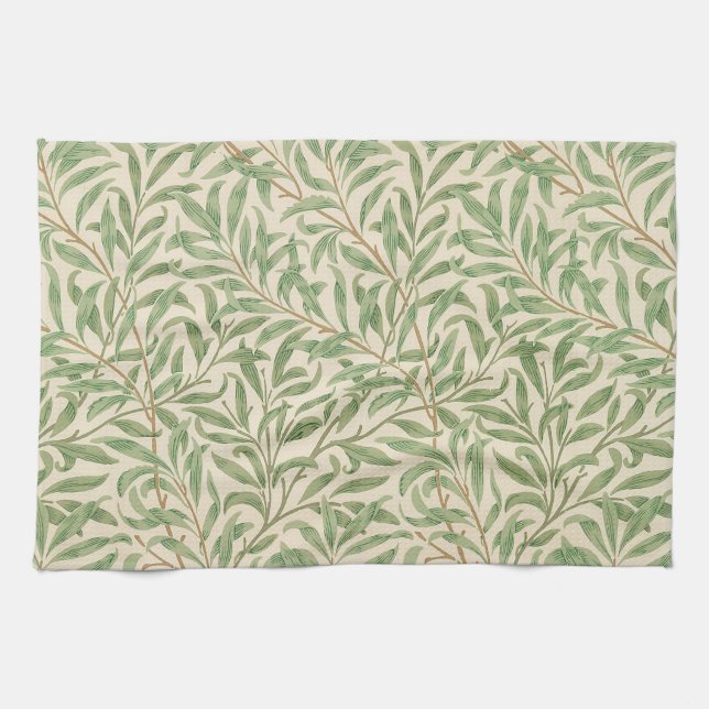 William Morris Willow Bough Garden Flower Classic Kitchen Towel (Horizontal)