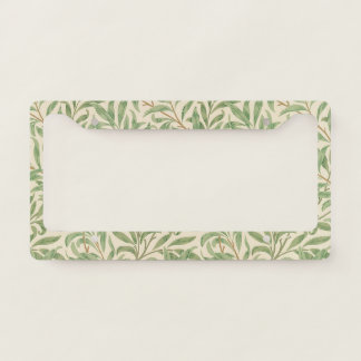 William Morris Willow Bough Garden Flower Classic License Plate Frame