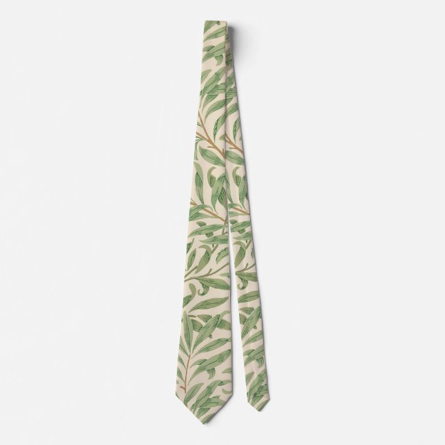 William Morris Willow Bough Garden Flower Classic Neck Tie (Front)