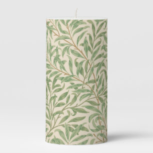 William Morris Willow Bough Garden Flower Classic Pillar Candle