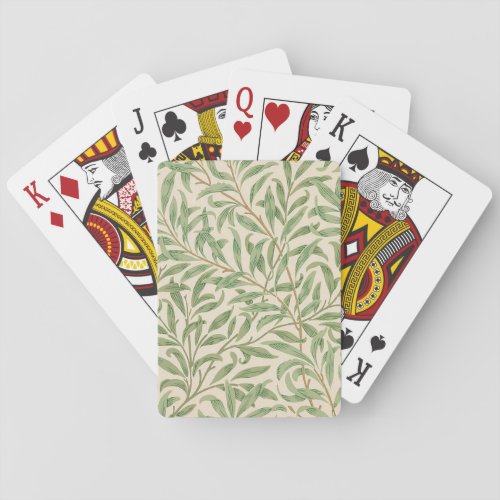 William Morris Willow Bough Garden Flower Classic Poker Cards