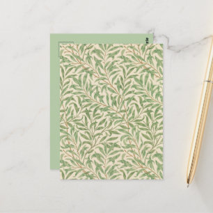 William Morris Willow Bough Garden Flower Classic Postcard