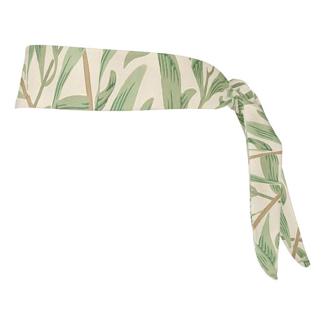 William Morris Willow Bough Garden Flower Classic Tie Headband (Rotate 90)