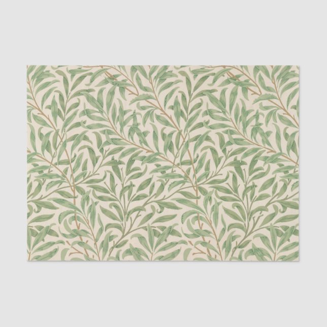 William Morris Willow Bough Garden Flower Classic Tissue Paper (Front)