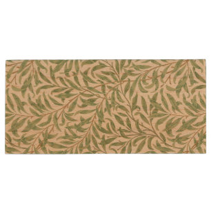 William Morris Willow Bough Garden Flower Classic Wood Flash Drive