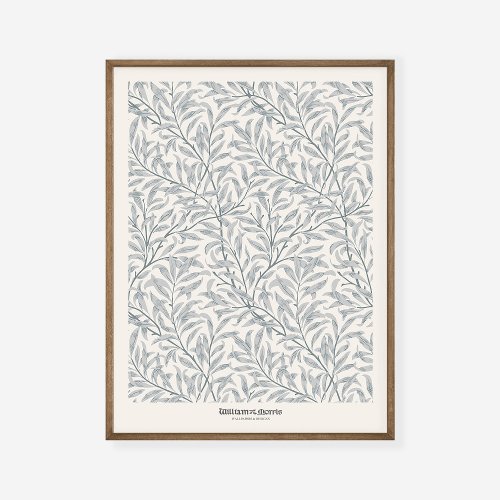 William Morris Willow Bough Grey Art Exhibit Print