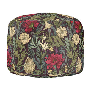 William Morris,Willow Bough,Intricate patterns,Nat Pouf