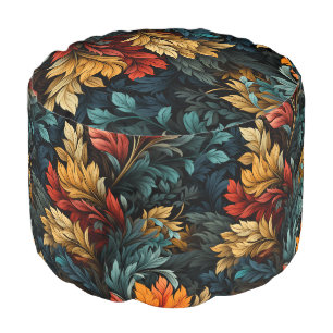 William Morris,Willow Bough,Intricate patterns,Nat Pouf