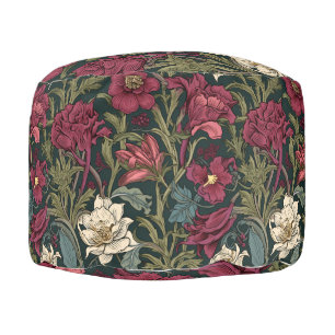 William Morris,Willow Bough,Intricate patterns,Nat Pouf