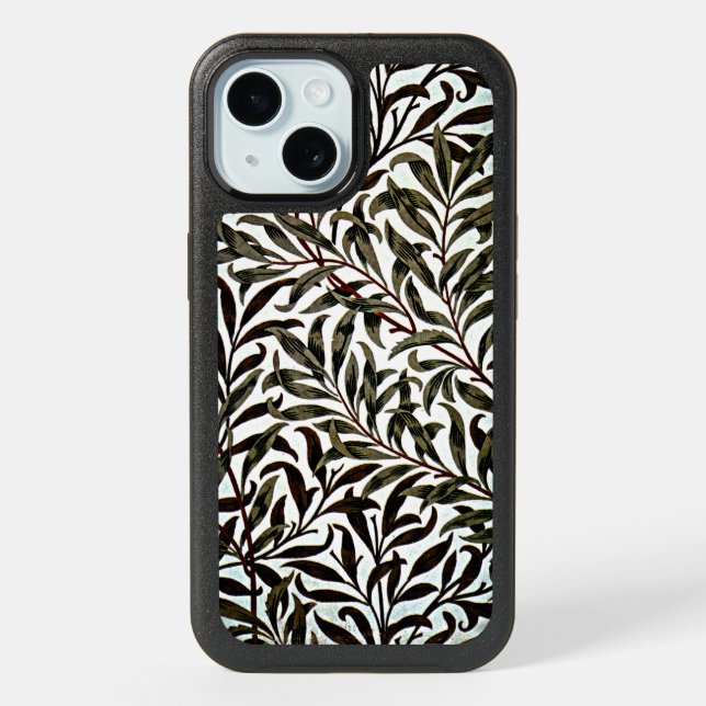 William Morris - Willow Bough iPhone 15 Case (Back)