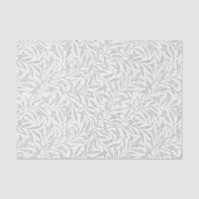 William Morris willow bough light green  Tissue Paper (Front)