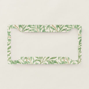 William Morris Willow Bough Vintage Botanical License Plate Frame
