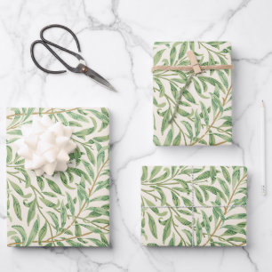 William Morris Willow Bough Vintage Botanical Wrapping Paper Sheets