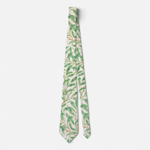 William Morris. Willow Bough. Vintage greenery Neck Tie