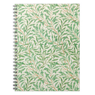 William Morris. Willow Bough. Vintage greenery Notebook