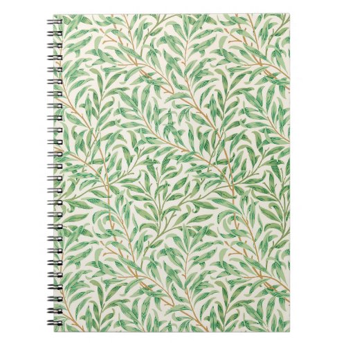 William Morris Willow Bough Vintage greenery Notebook