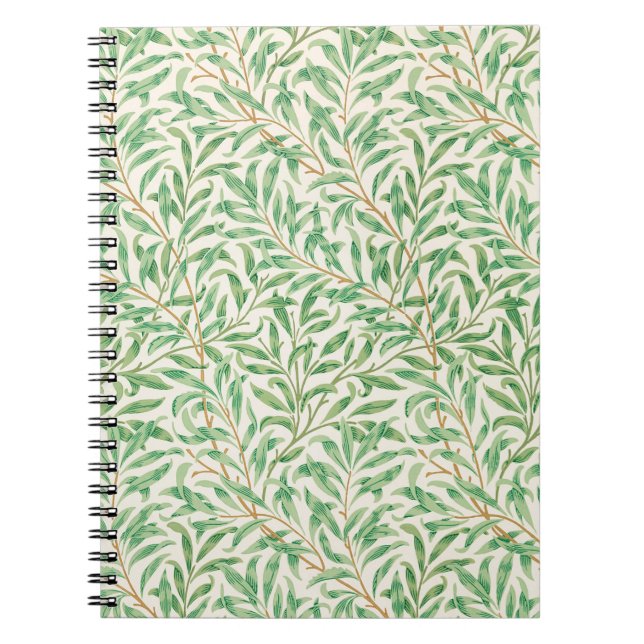 William Morris. Willow Bough. Vintage greenery Notebook (Front)