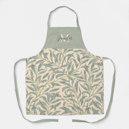 William Morris Willow Bough with Name Apron
