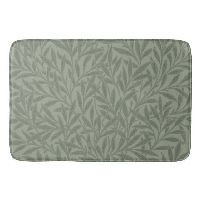 William Morris Willow Flower Classic Bath Mat (Front)