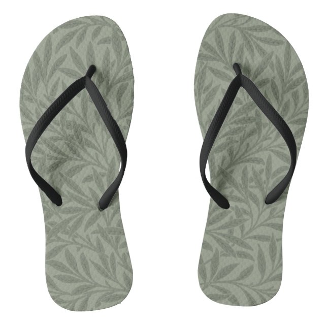 William Morris Willow Flower Classic Flip Flops (Footbed)