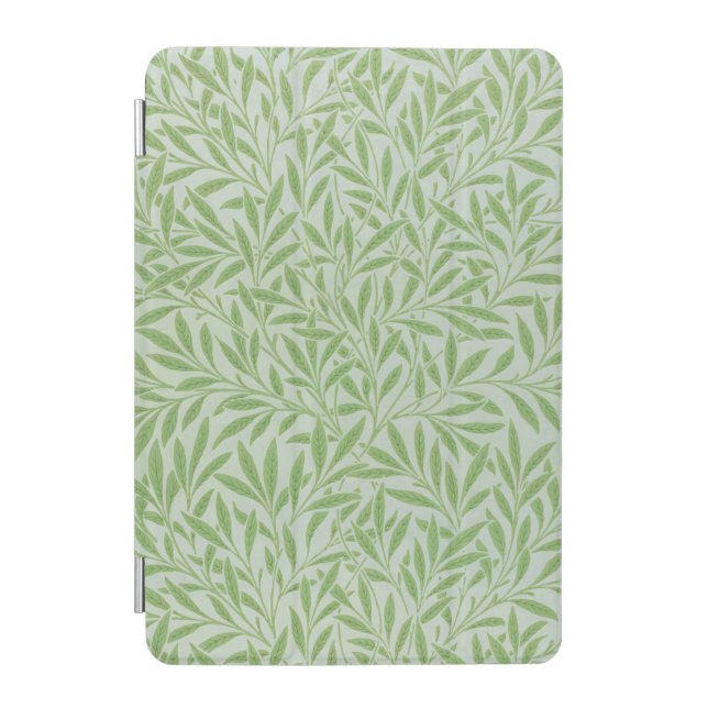 William Morris Willow Flower Classic Green iPad Mini Cover (Front)