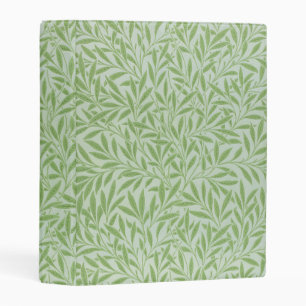 William Morris Willow Flower Classic Green Mini Binder